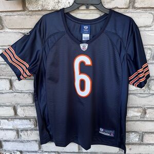Reebok women onfield equipment NFL Chicago Bears #6 Cutler jersey GSH on sleeve.
